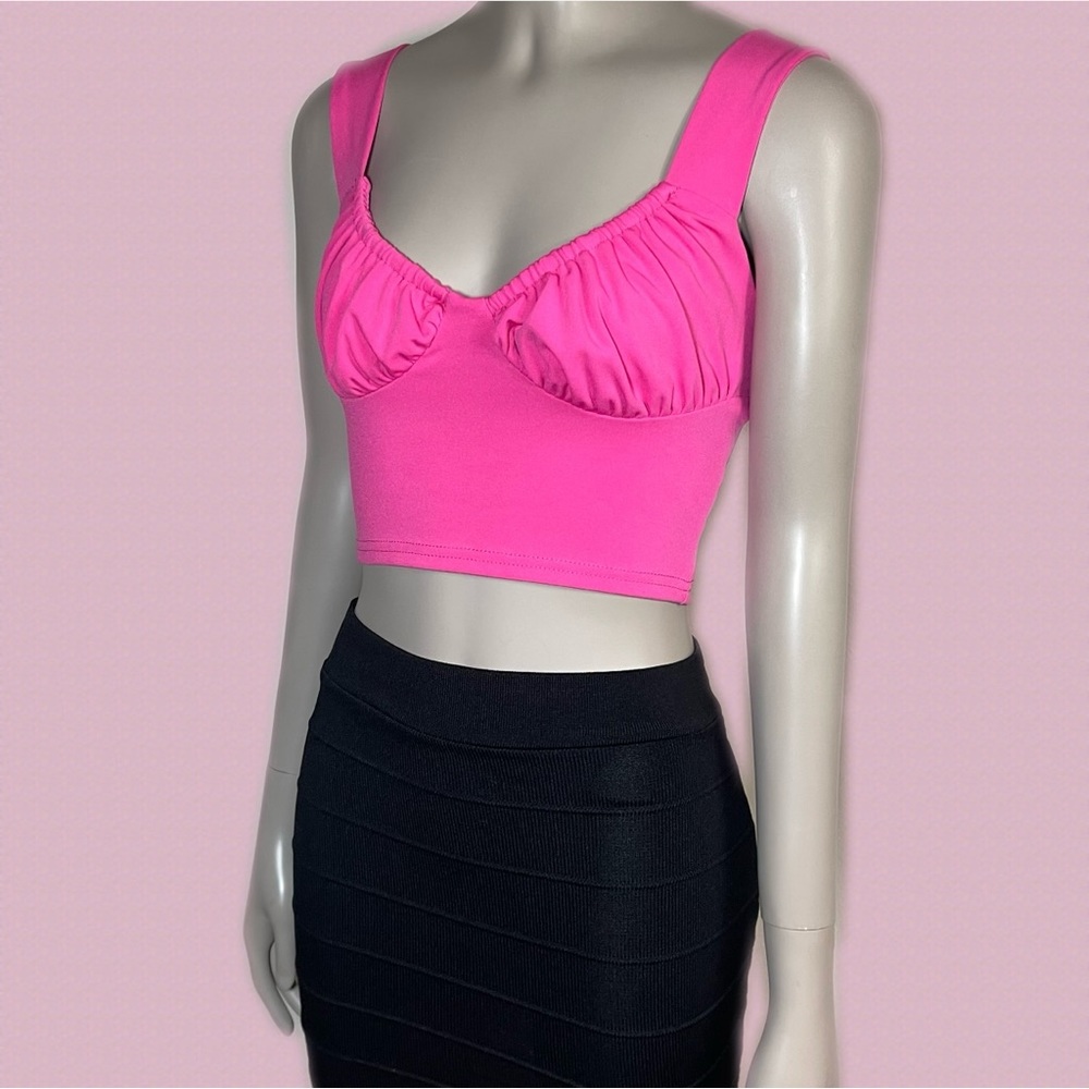 Hot Pink Crop Top